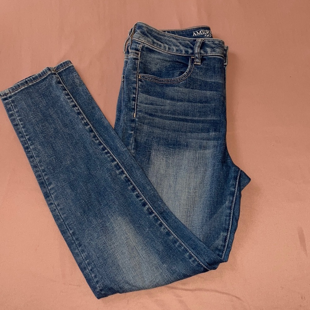 American Eagle Dark blue denim skinny Jean